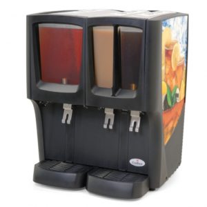 Bunn 37300.0016 JDF-4S 4 Flavor Cold Beverage Iced Coffee Dispenser with  Cold Water Tap - 120V